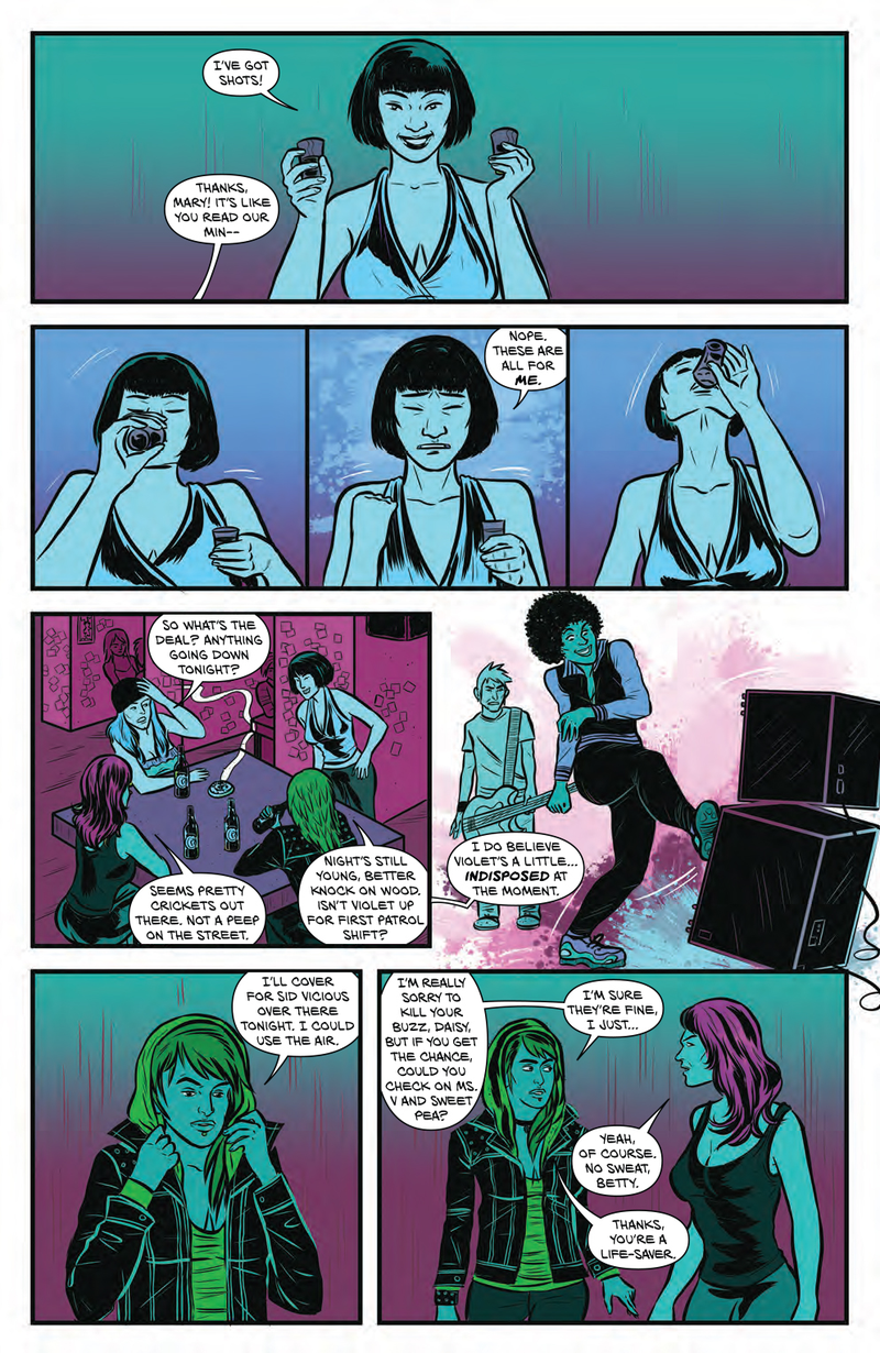 Illustration for article titled Exclusive BOOM! preview: Curb Stomp #1 brings the pain with a badass girl gang